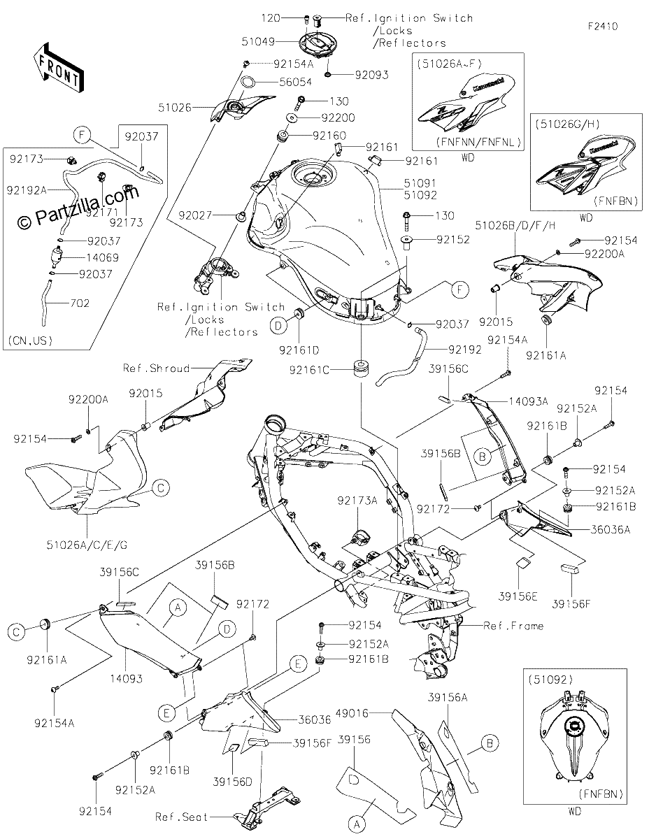 Diagrama de FUEL TANK