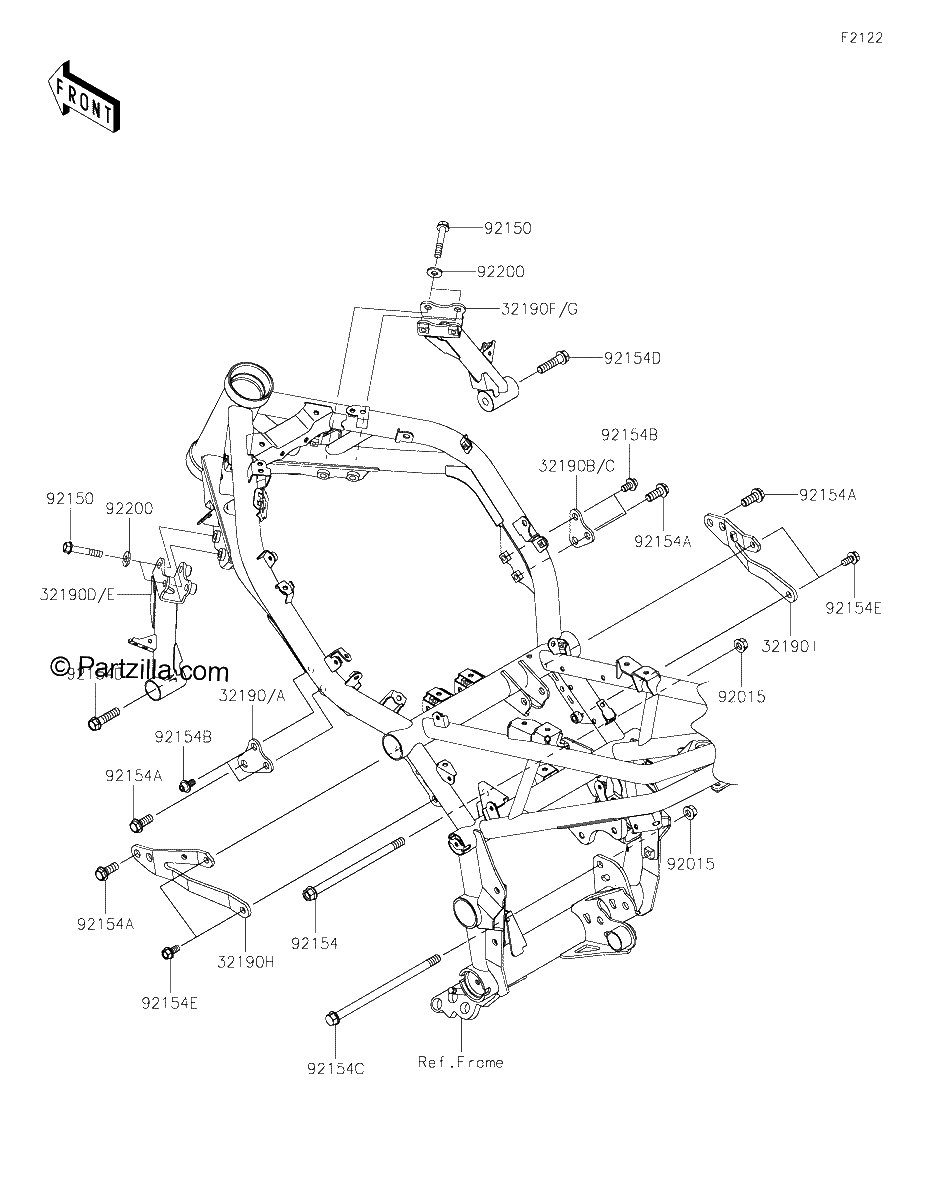 Diagrama de ENGINE MOUNT