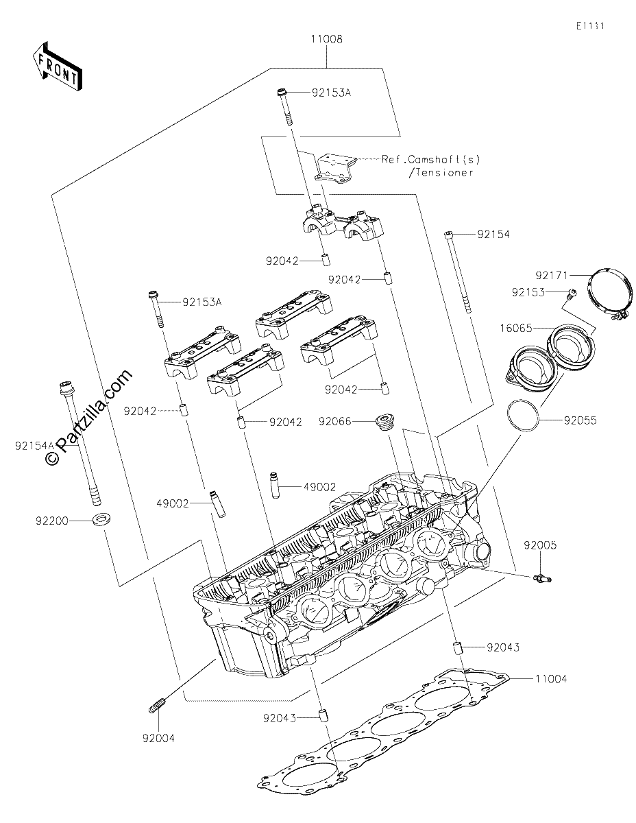 Diagrama de CYLINDER HEAD