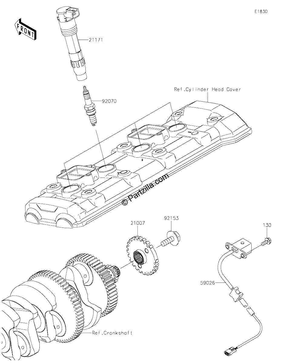 Diagrama de IGNITION SYSTEM