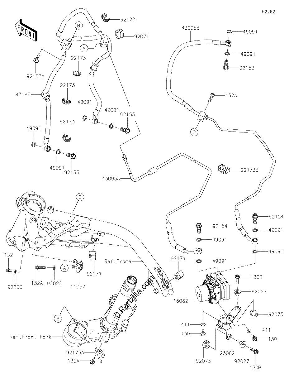 Diagrama de BRAKE PIPING