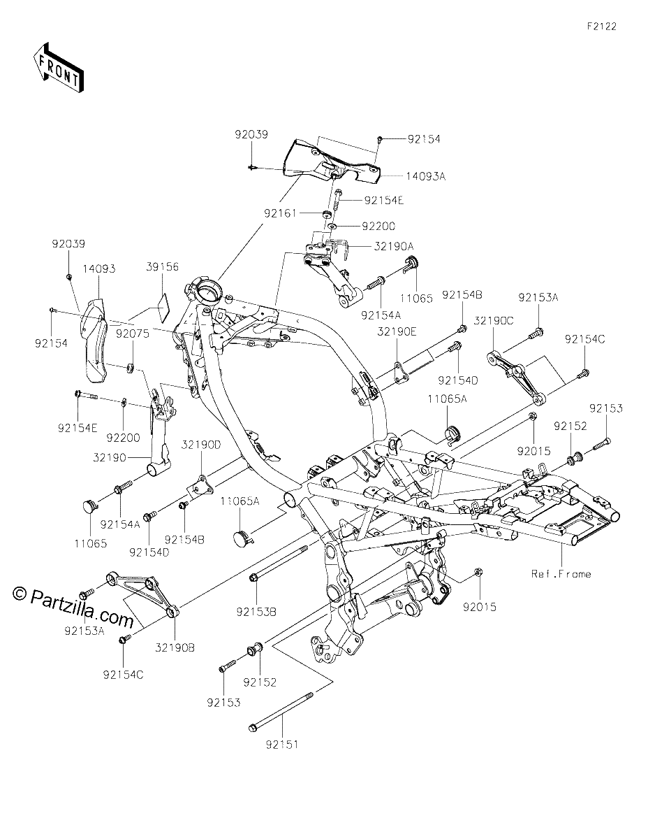 Diagrama de ENGINE MOUNT