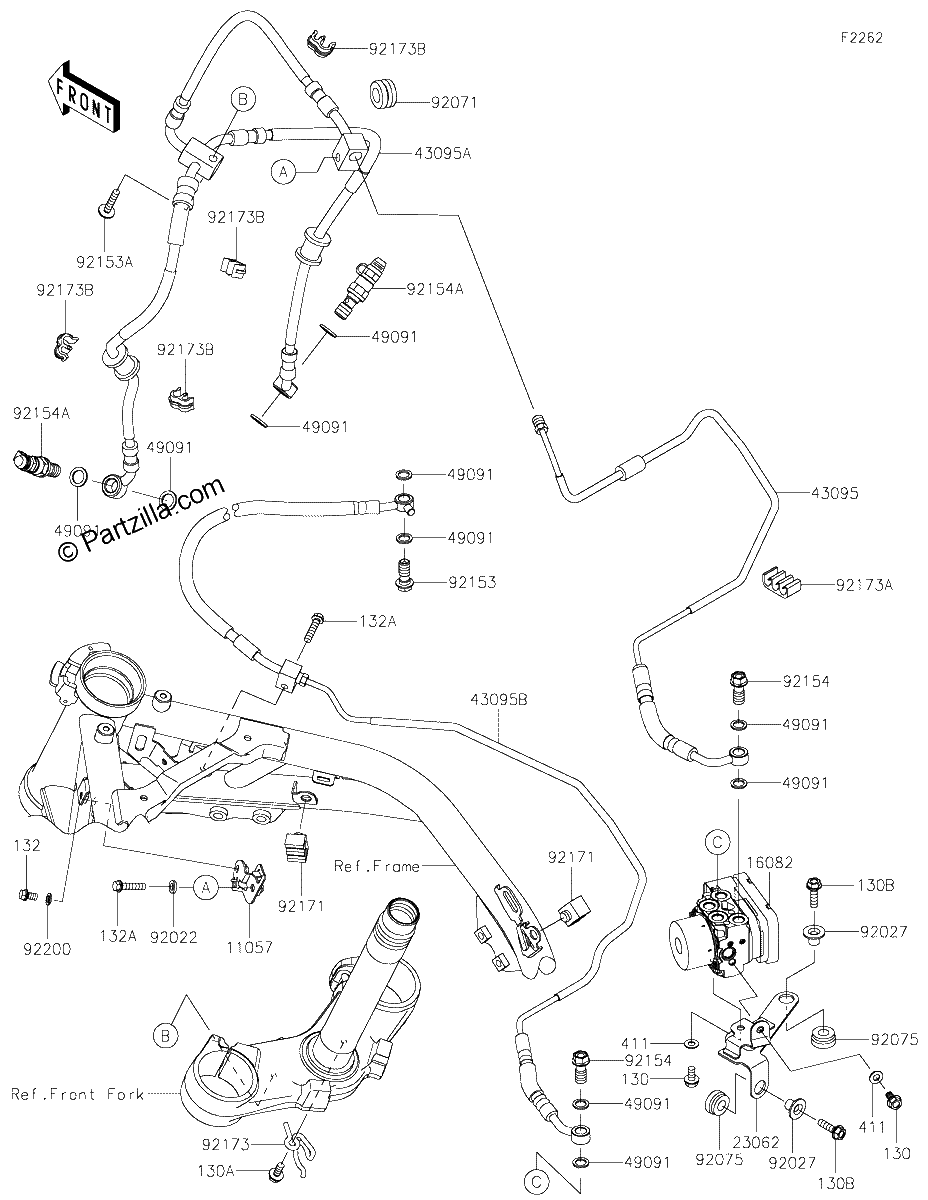 Diagrama de BRAKE PIPING