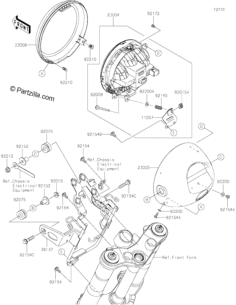 Diagrama de HEADLIGHT S