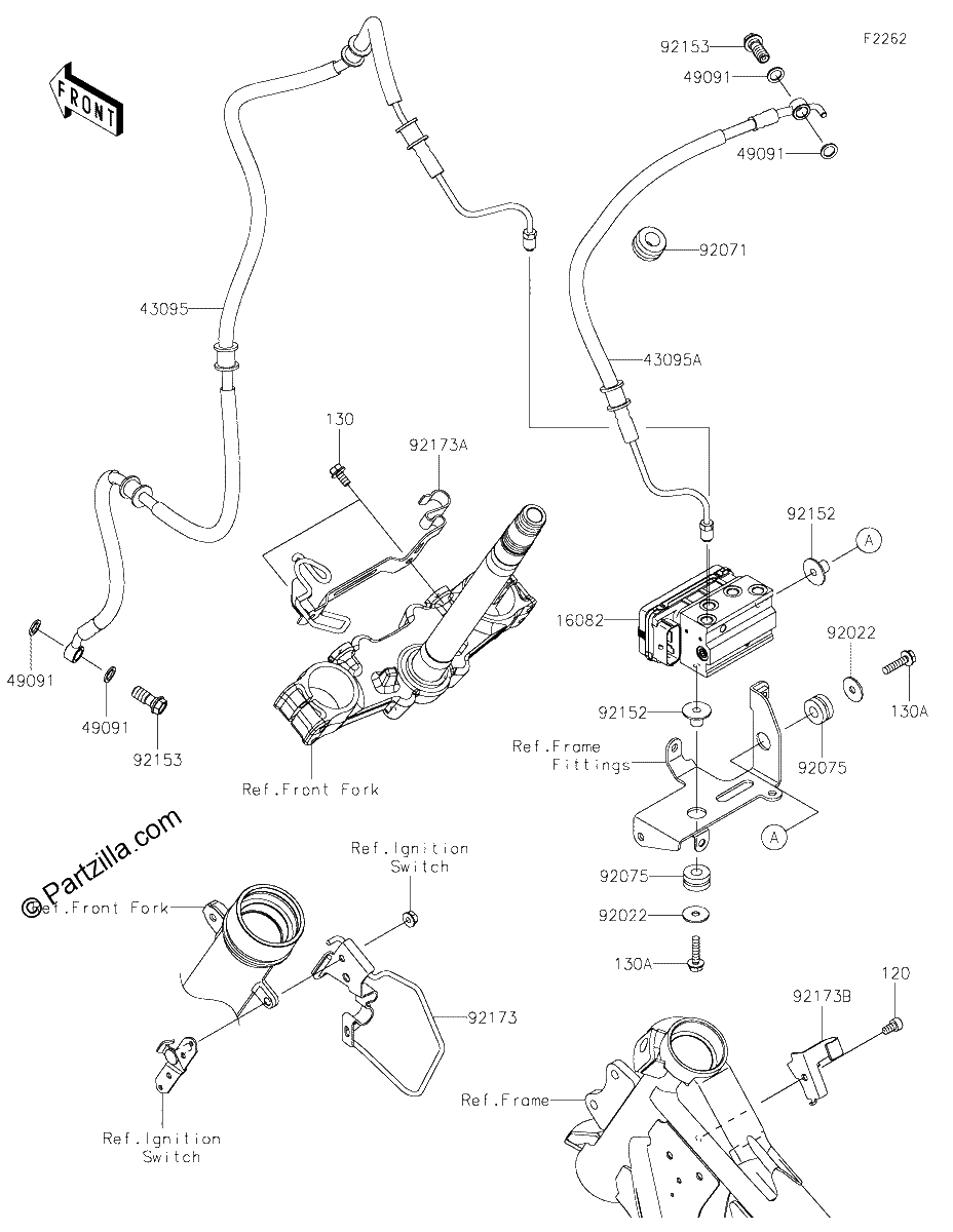 Diagrama de BRAKE PIPING
