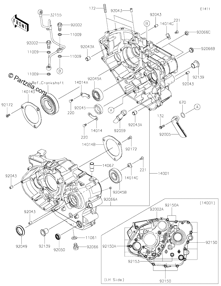 Diagrama de CRANKCASE