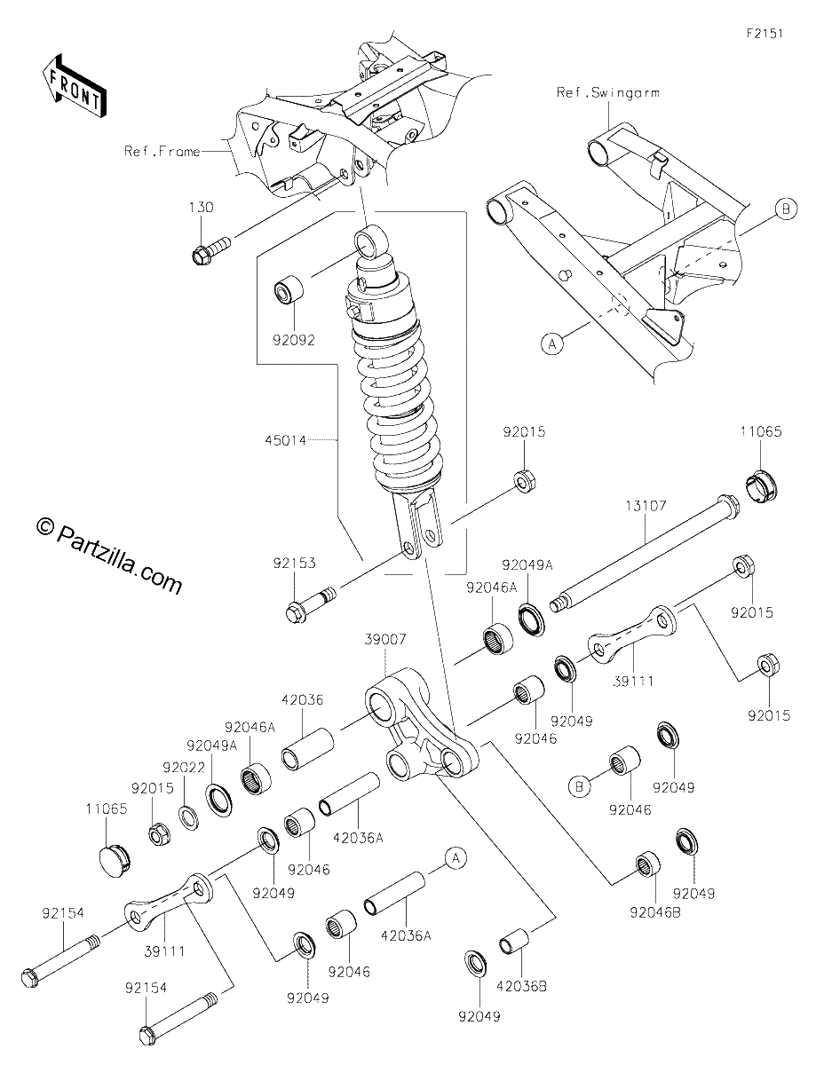 Diagrama de SUSPENSION SHOCK ABSORBER