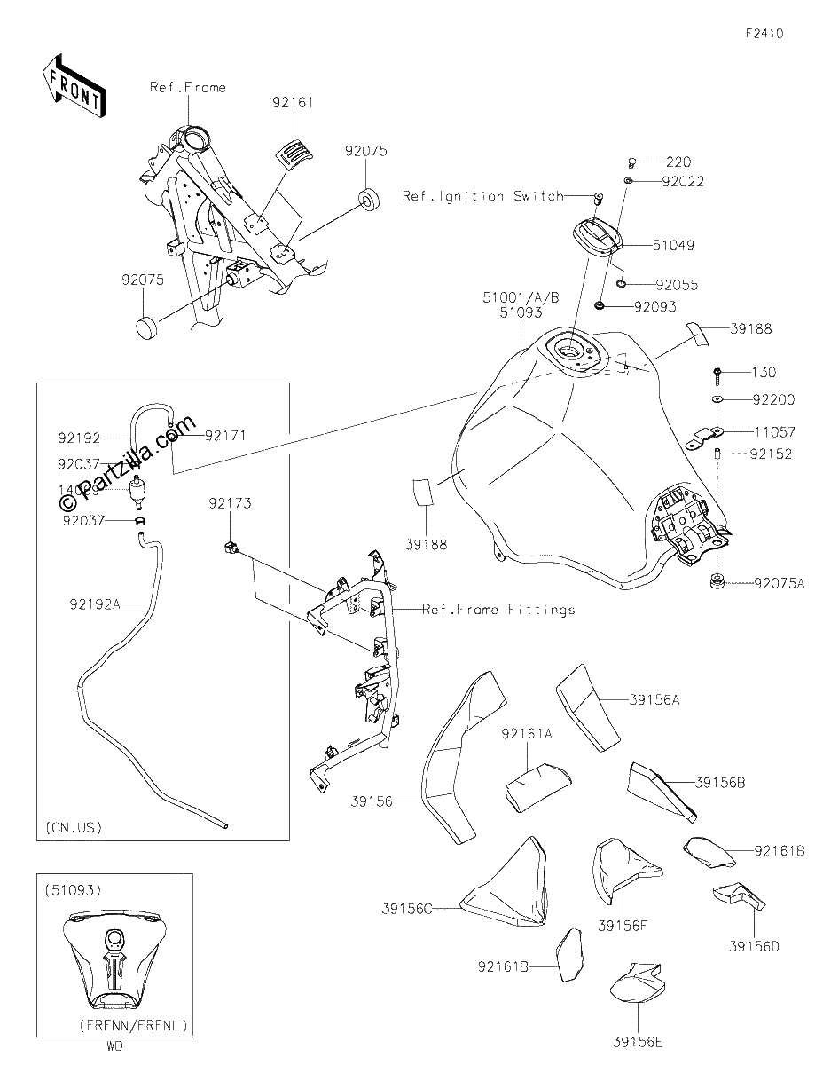 Diagrama de FUEL TANK