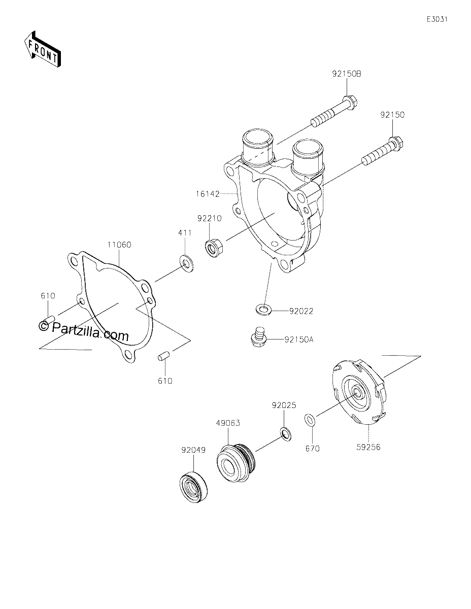 Diagrama de WATER PUMP