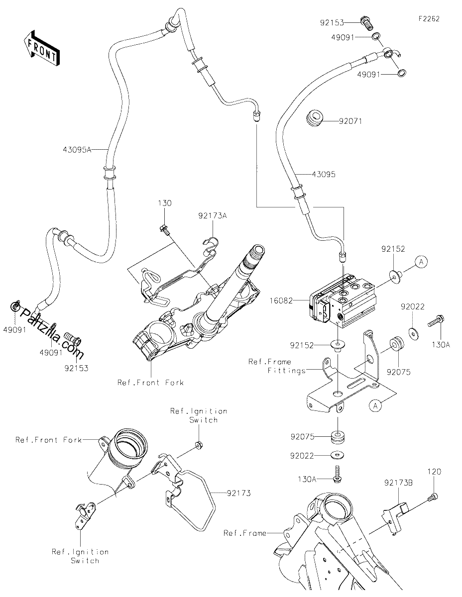 Diagrama de BRAKE PIPING