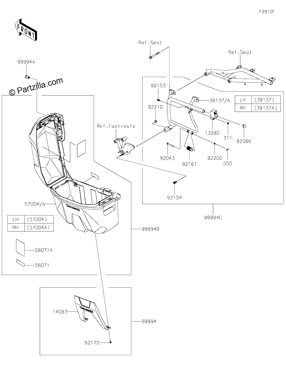 Diagrama de ACCESSORY PANNIER CASE