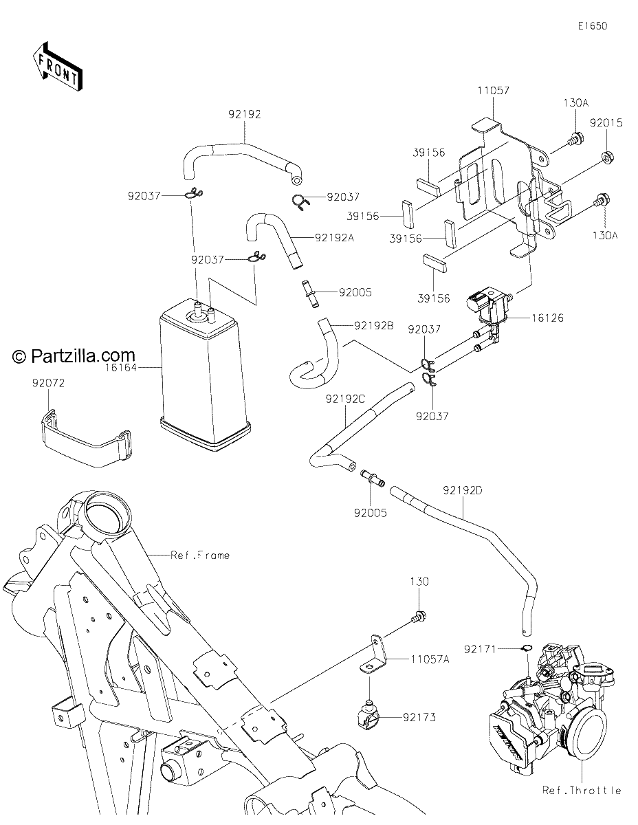 Diagrama de FUEL EVAPORATIVE SYSTEM CA