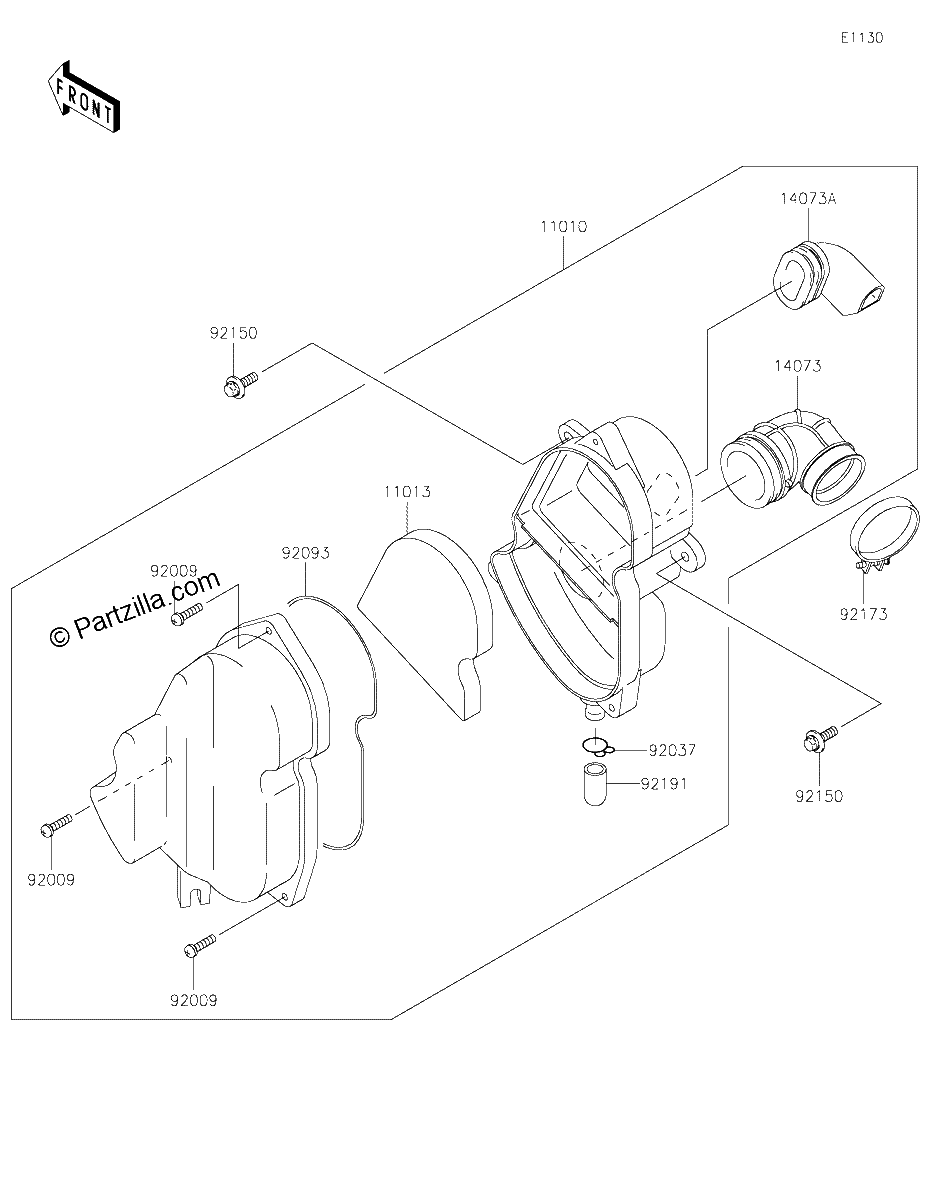 Diagrama de AIR CLEANER
