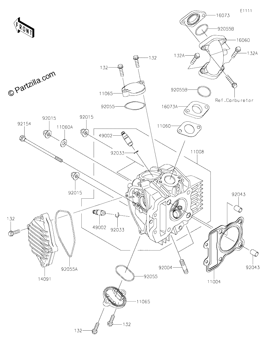 Diagrama de CYLINDER HEAD