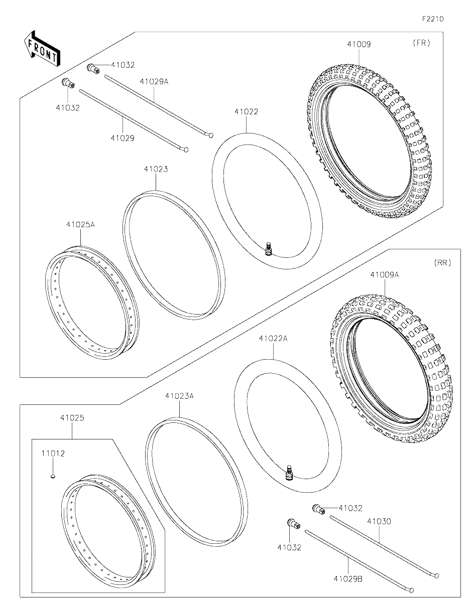 Diagrama de WHEELS TIRES