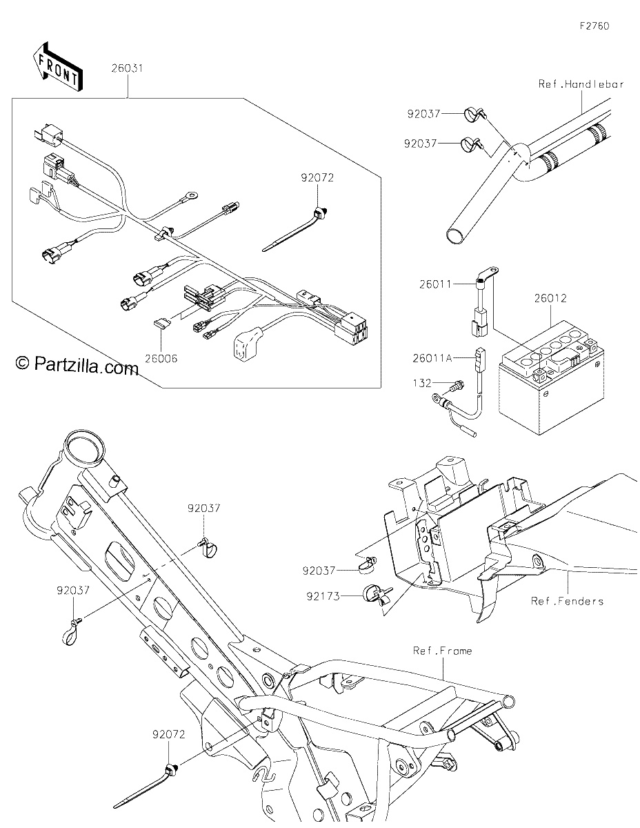 Diagrama de CHASSIS ELECTRICAL EQUIPMENT