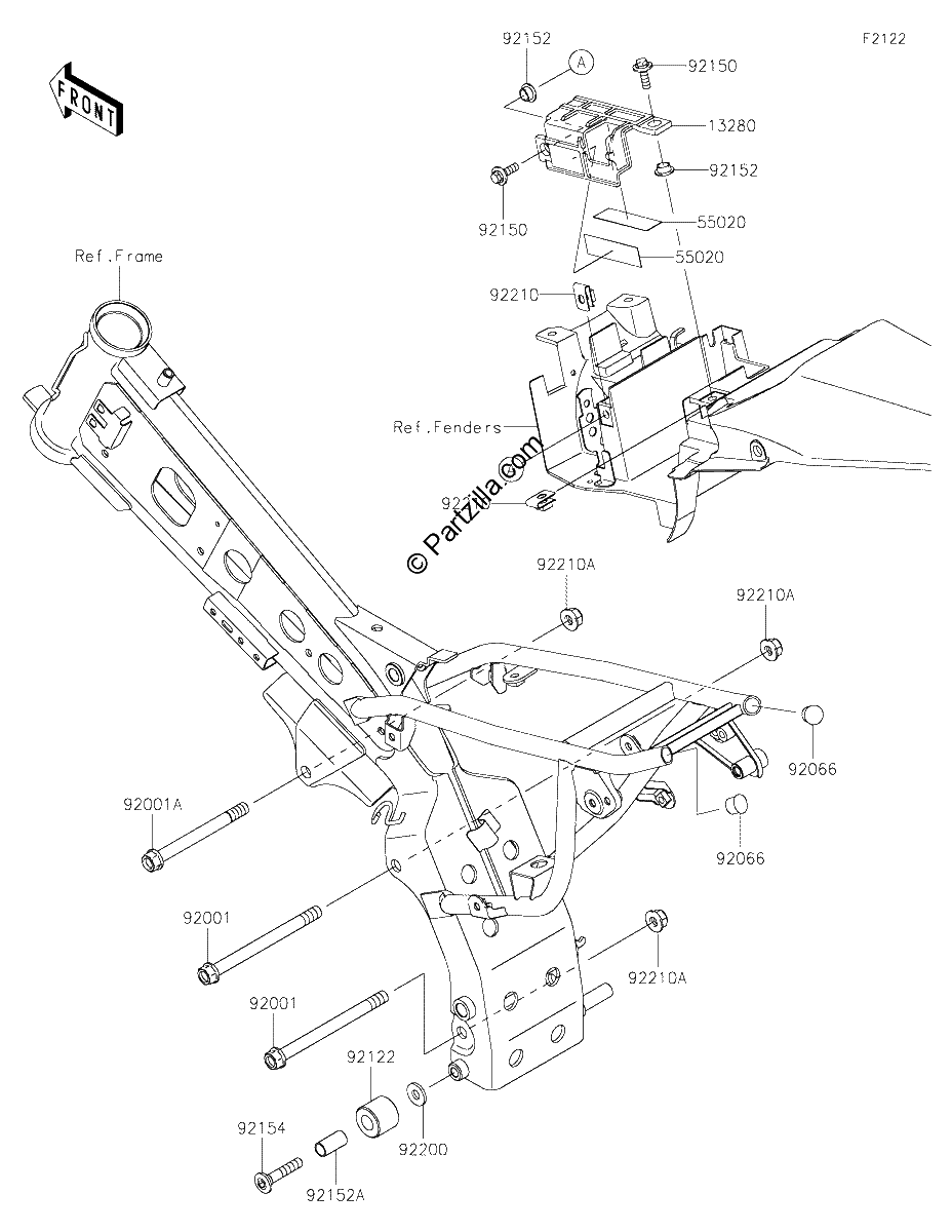 Diagrama de ENGINE MOUNT