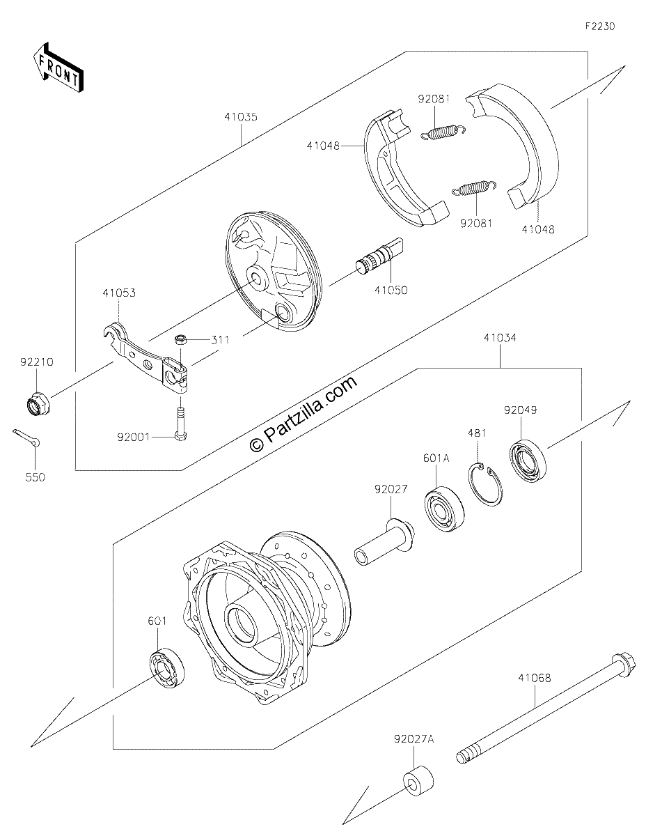 Diagrama de FRONT HUB