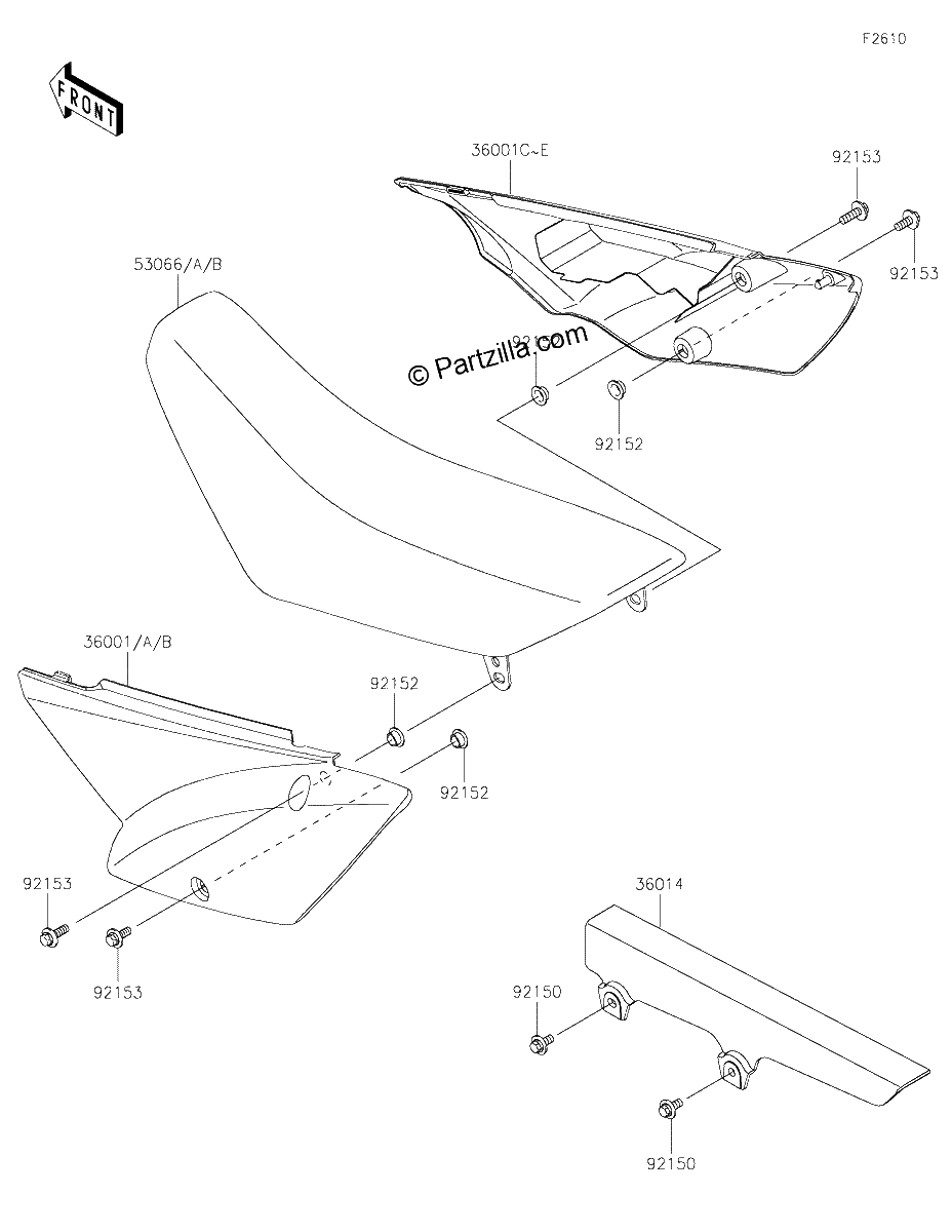 Diagrama de SIDE COVERS CHAIN COVER
