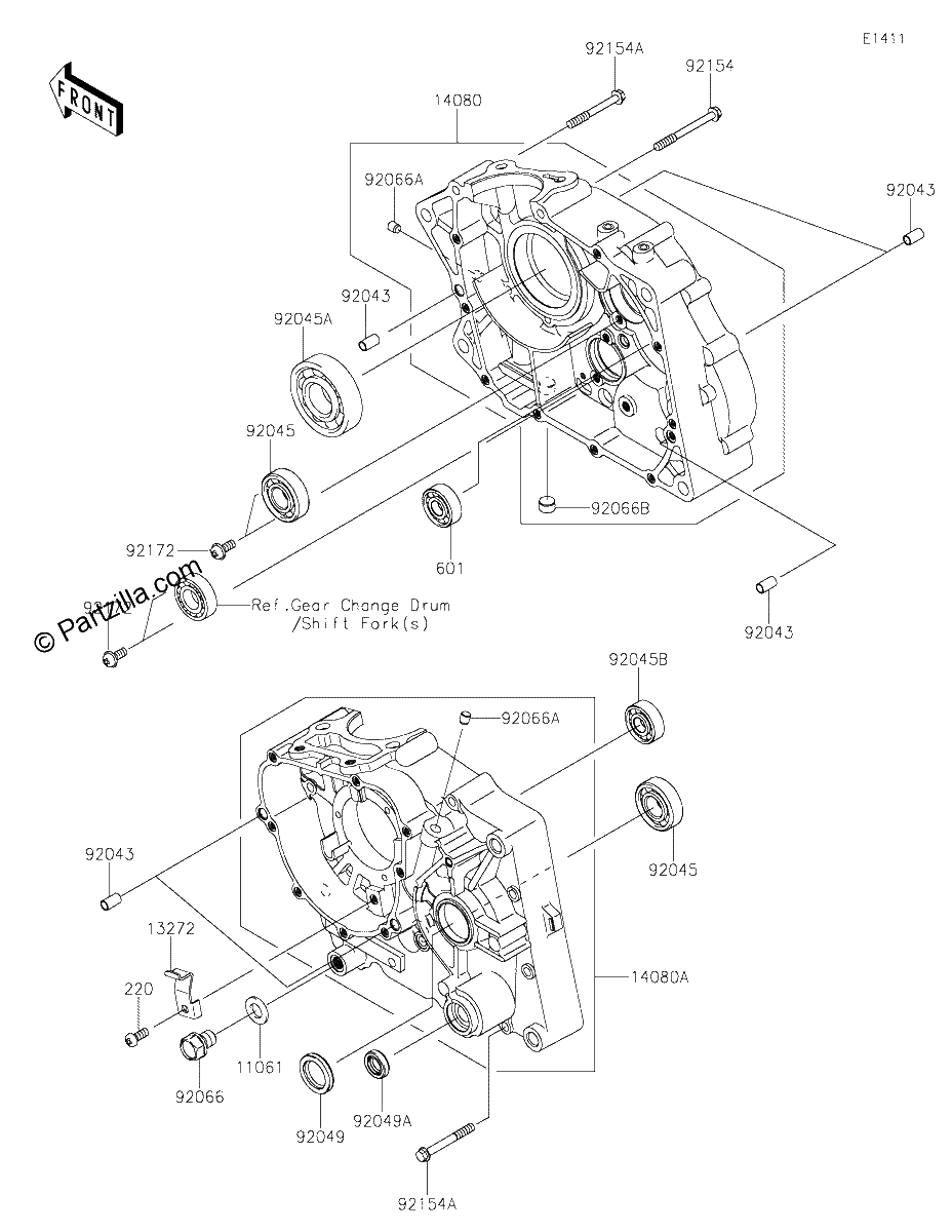 Diagrama de CRANKCASE