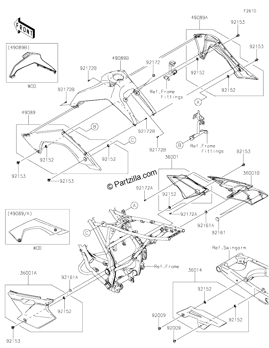 Diagrama de SIDE COVERS CHAIN COVER