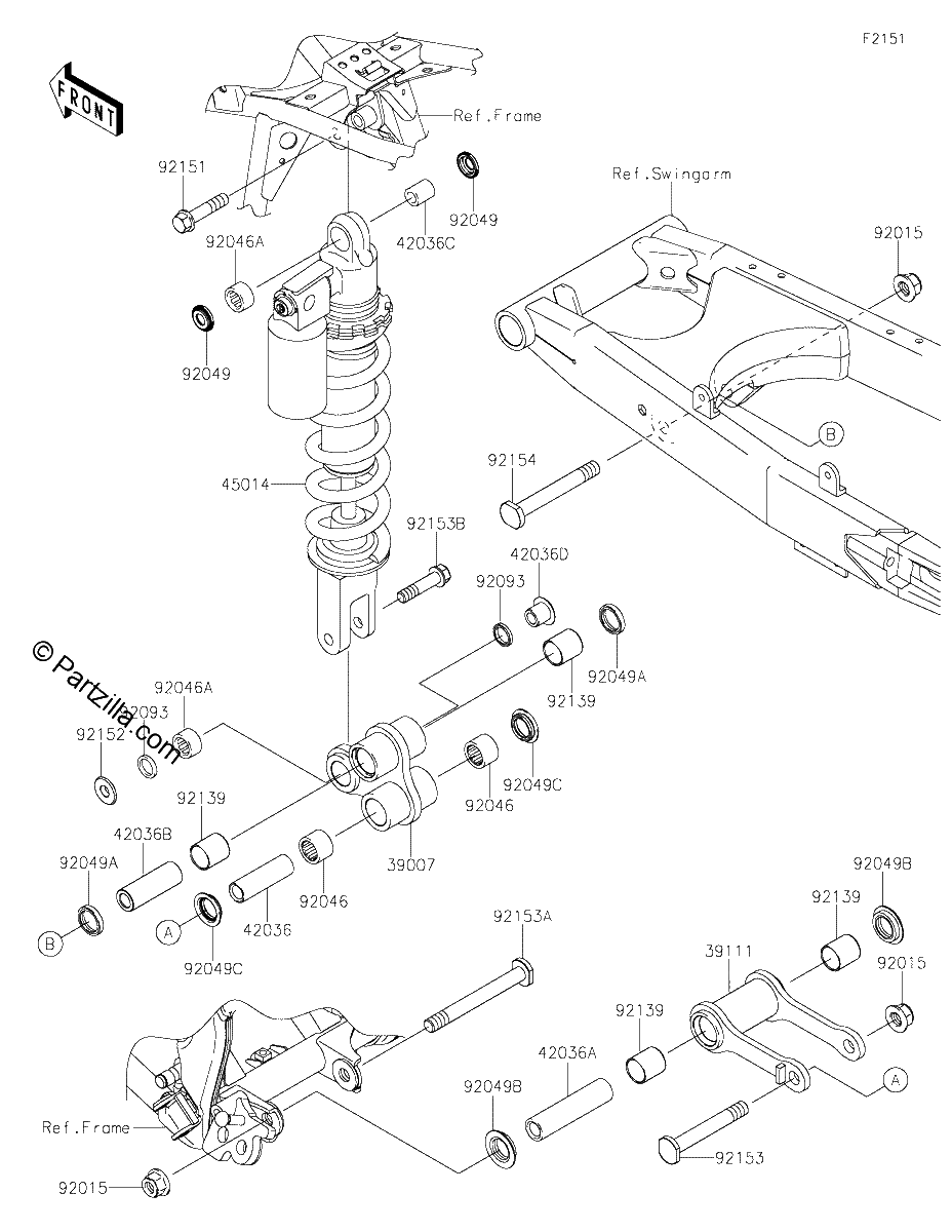Diagrama de SUSPENSION SHOCK ABSORBER