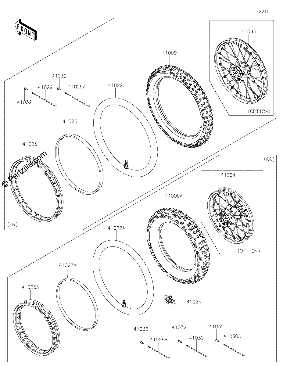 Diagrama de WHEELS TIRES