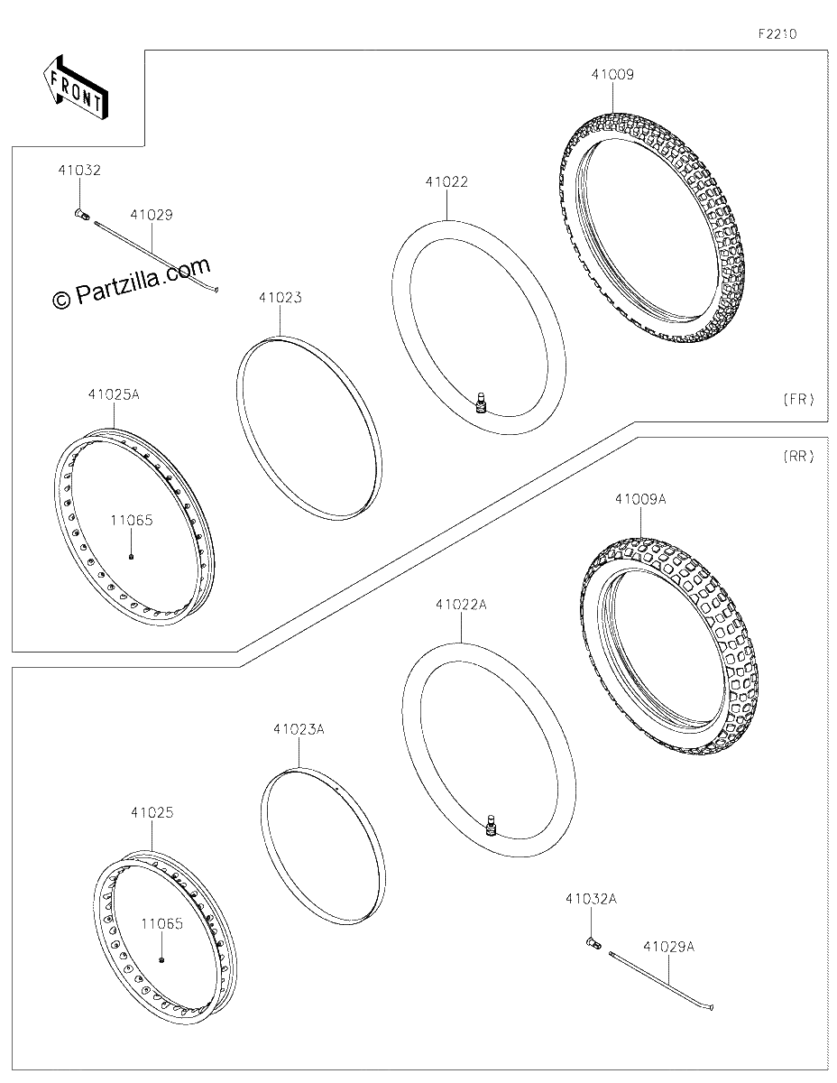 Diagrama de WHEELS TIRES