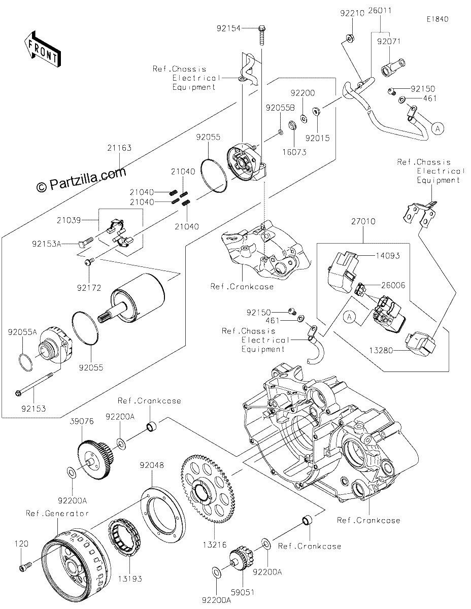 Diagrama de STARTER MOTOR