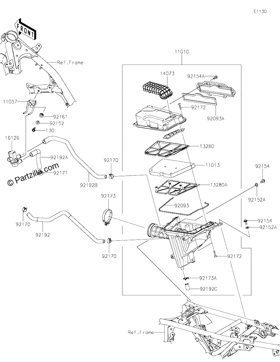 Diagrama de AIR CLEANER