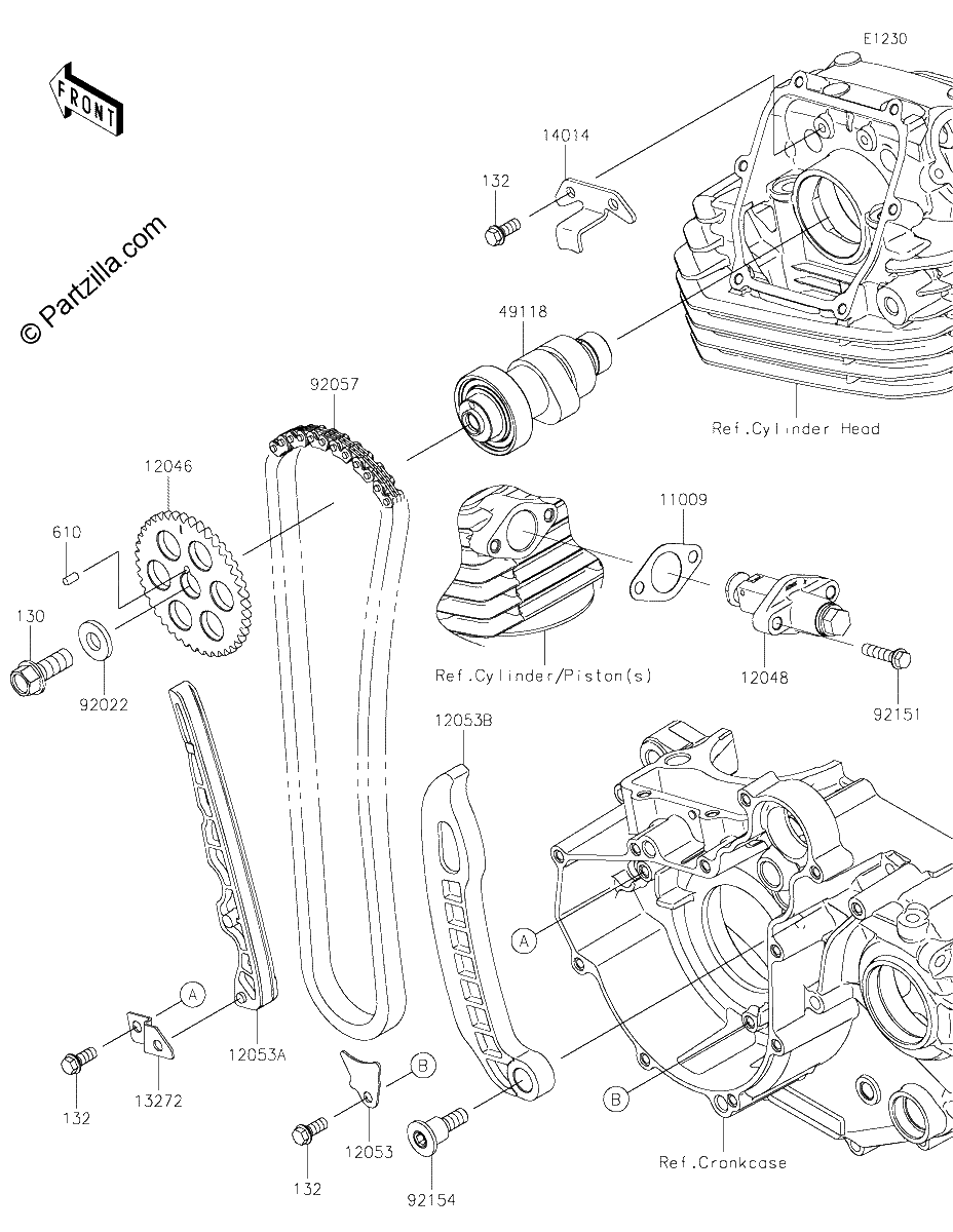 Diagrama de CAMSHAFT S TENSIONER