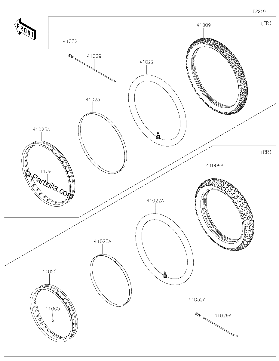 Diagrama de WHEELS TIRES