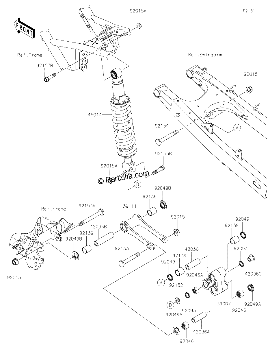 Diagrama de SUSPENSION SHOCK ABSORBER