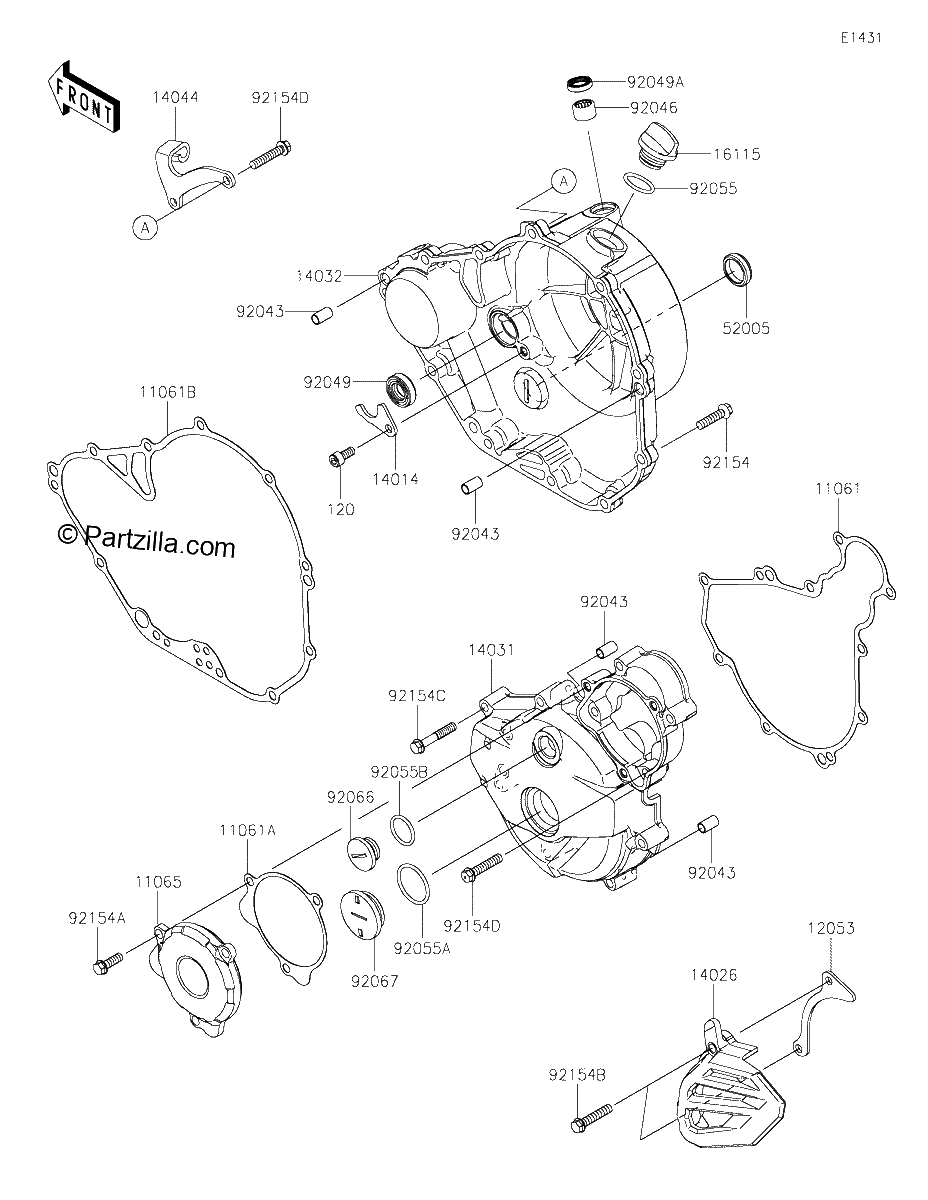Diagrama de ENGINE COVER S