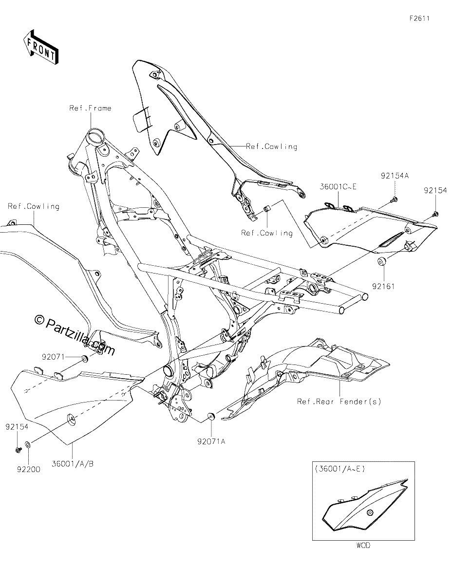 Diagrama de SIDE COVERS