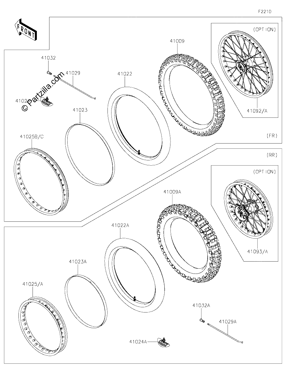 Diagrama de WHEELS TIRES