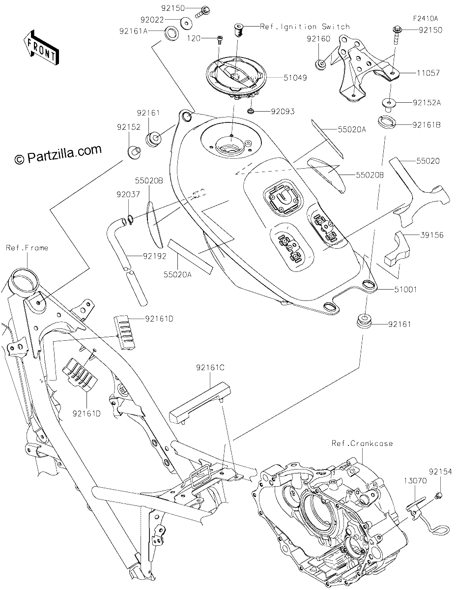 Diagrama de FUEL TANK CA