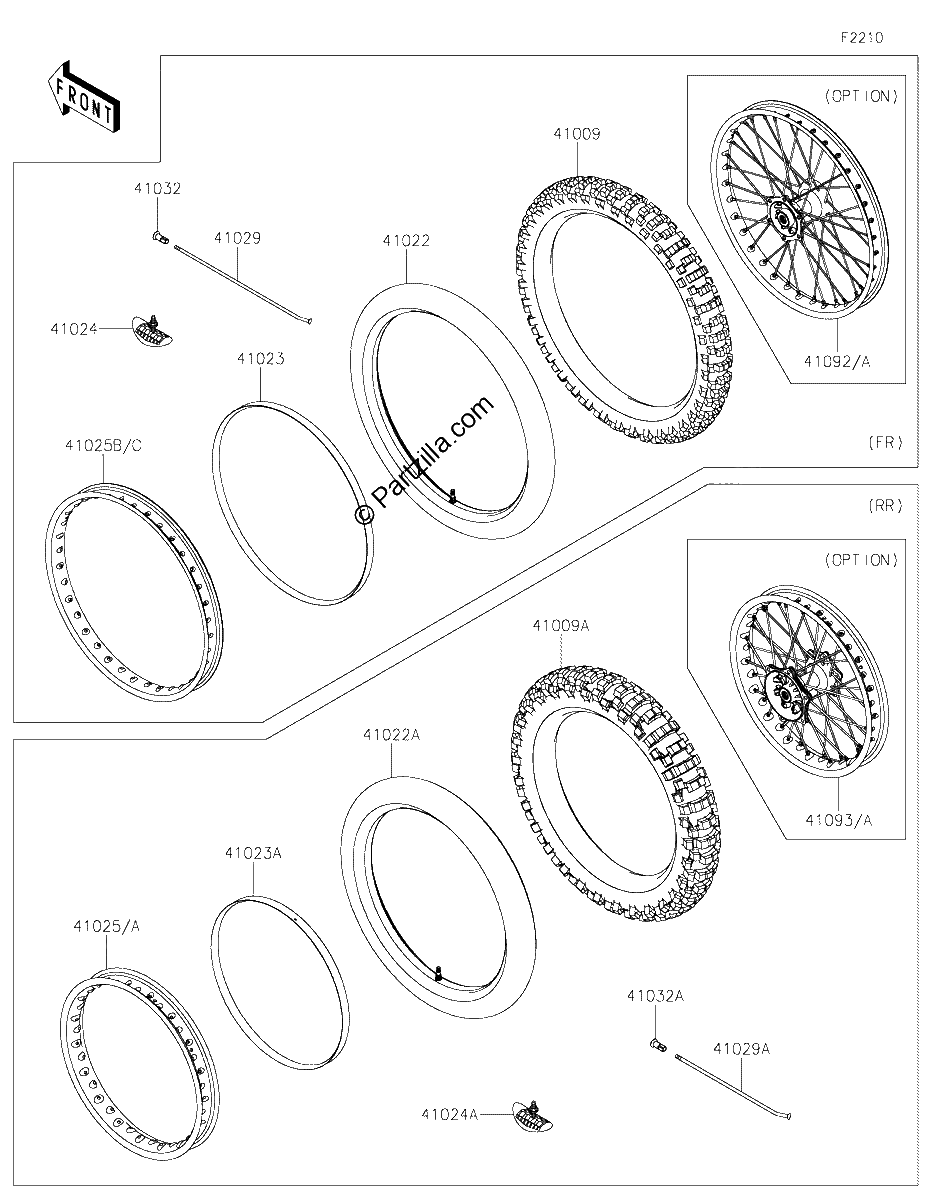 Diagrama de WHEELS TIRES