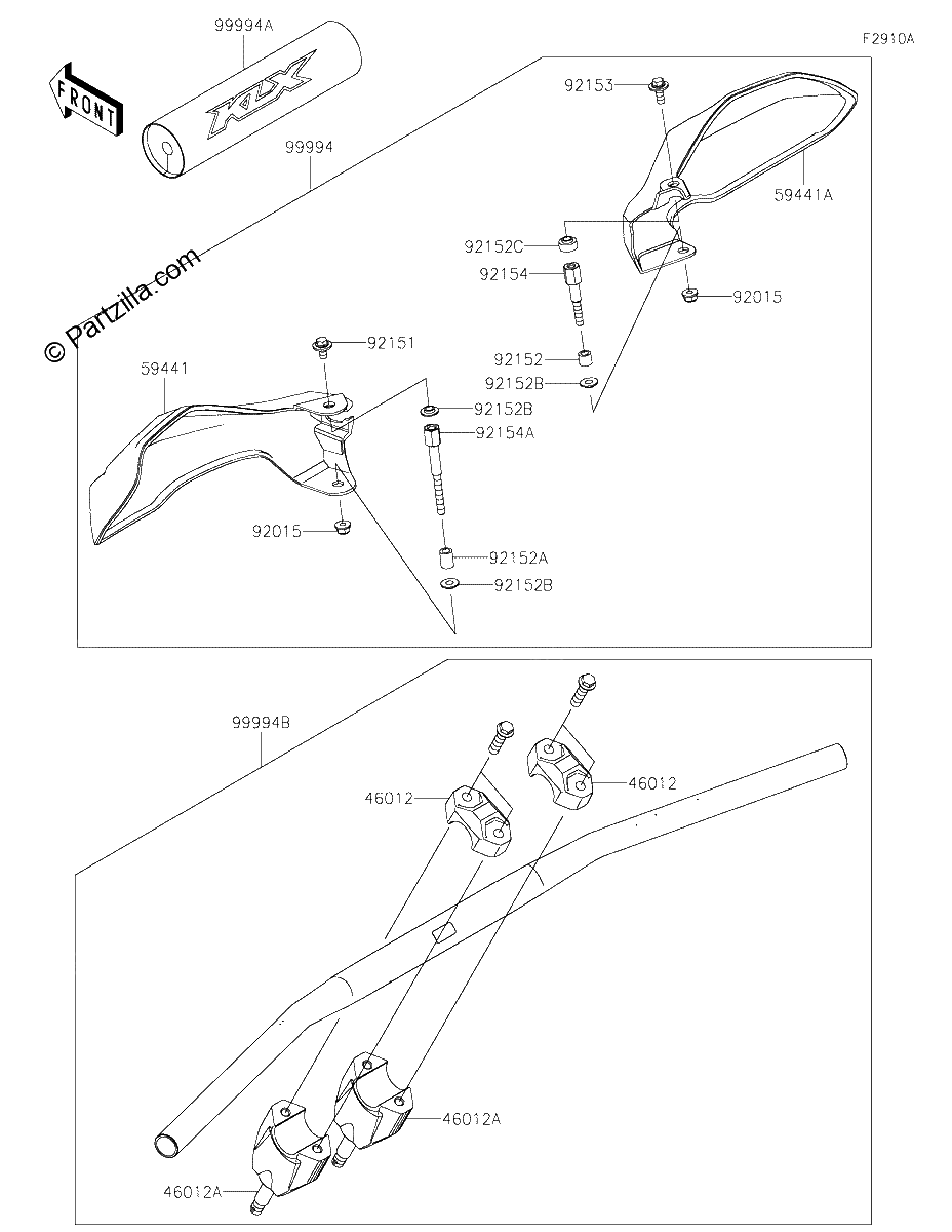 Diagrama de ACCESSORY HANDLE