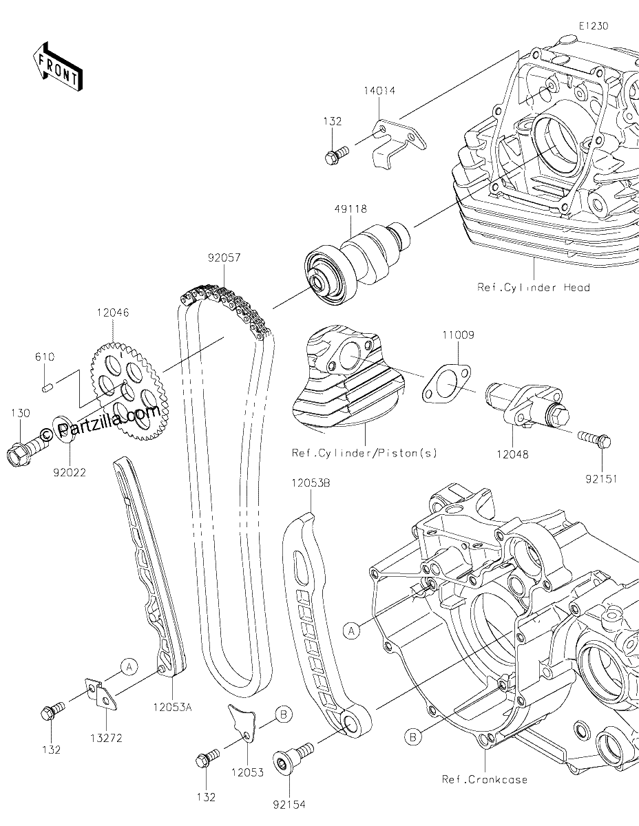 Diagrama de CAMSHAFT S TENSIONER