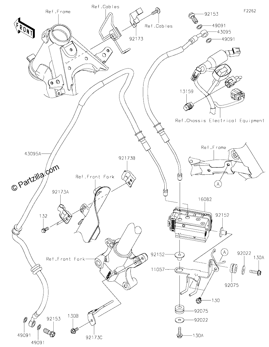 Diagrama de BRAKE PIPING