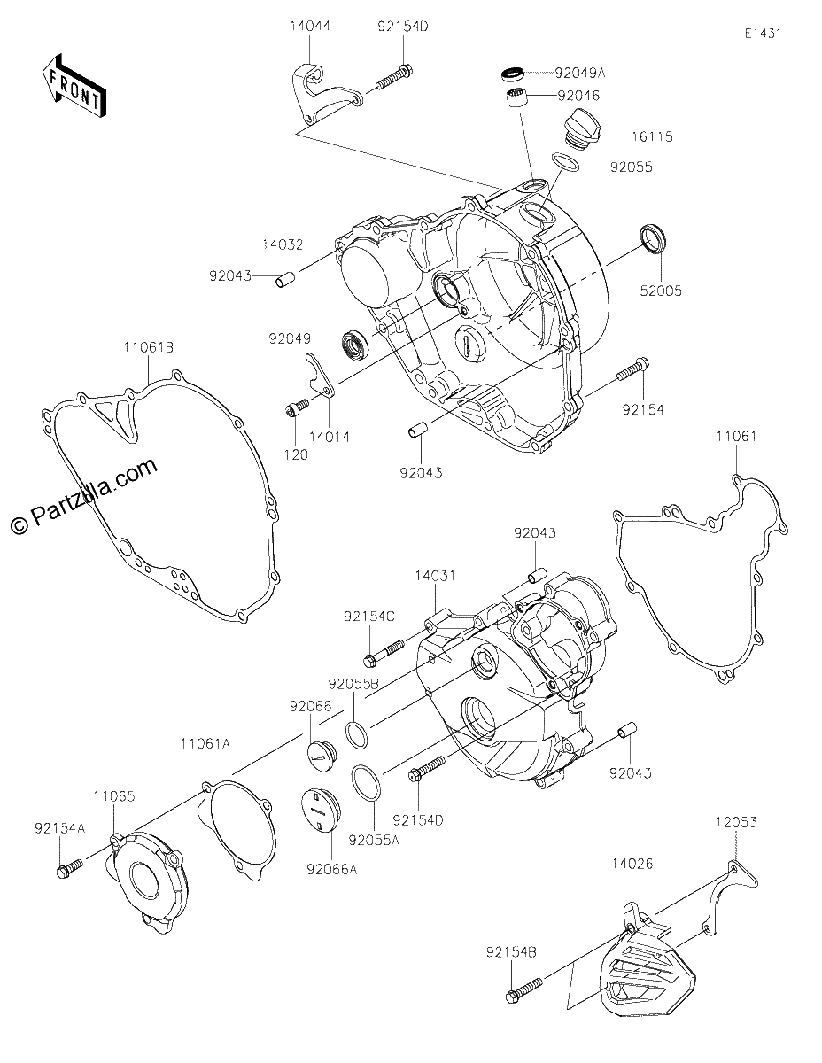 Diagrama de ENGINE COVER S