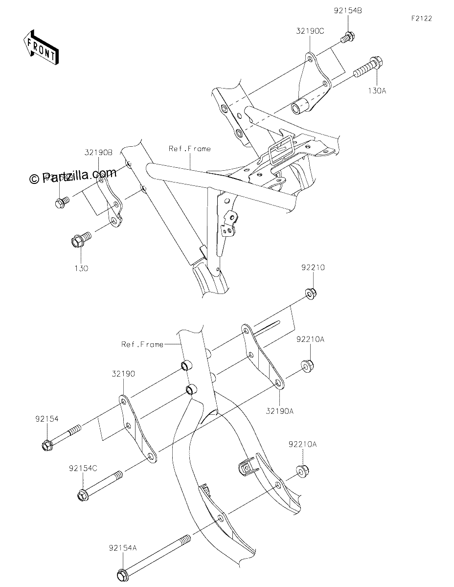 Diagrama de ENGINE MOUNT