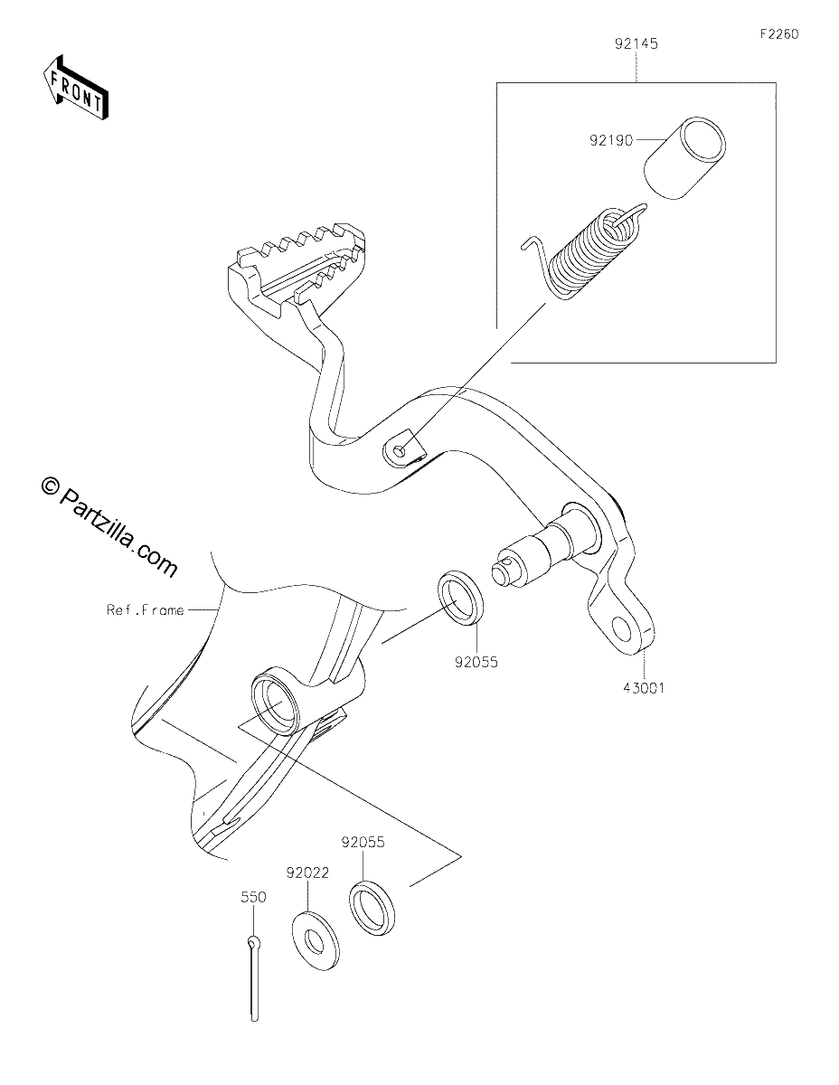 Diagrama de BRAKE PEDAL