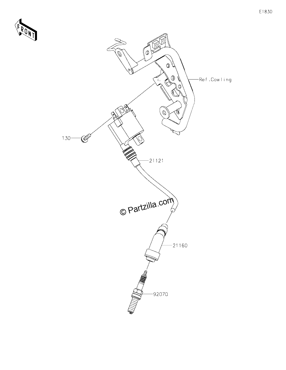 Diagrama de IGNITION SYSTEM