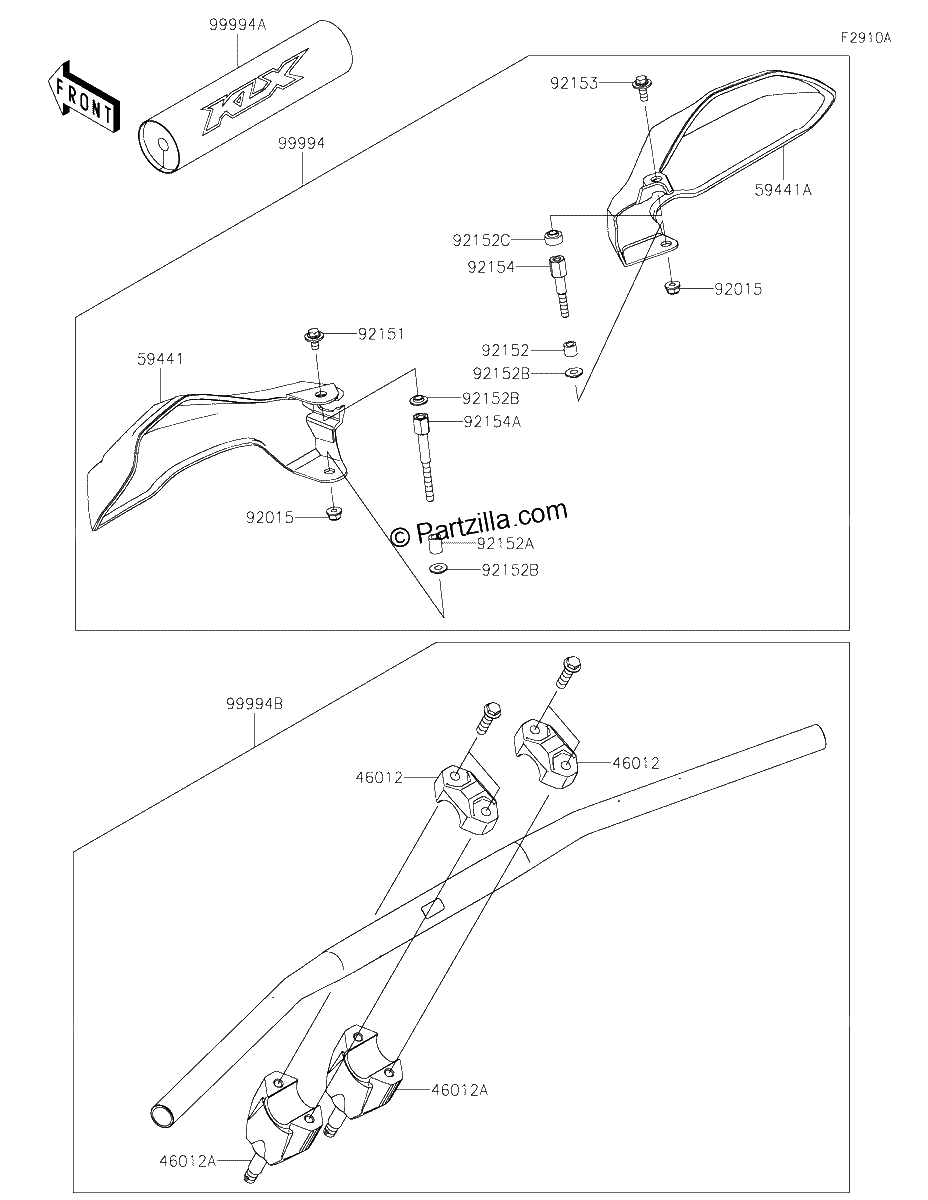 Diagrama de ACCESSORY HANDLE
