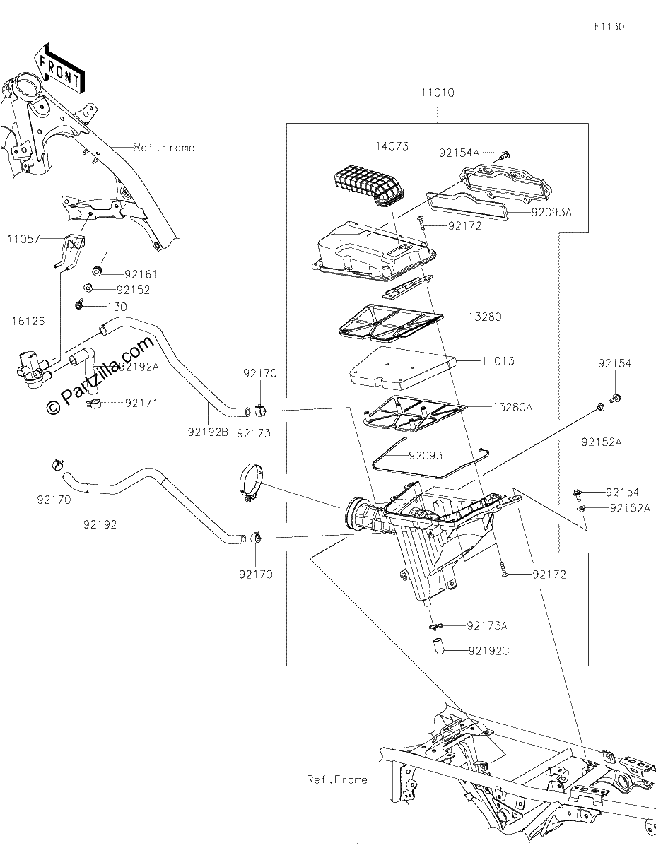 Diagrama de AIR CLEANER