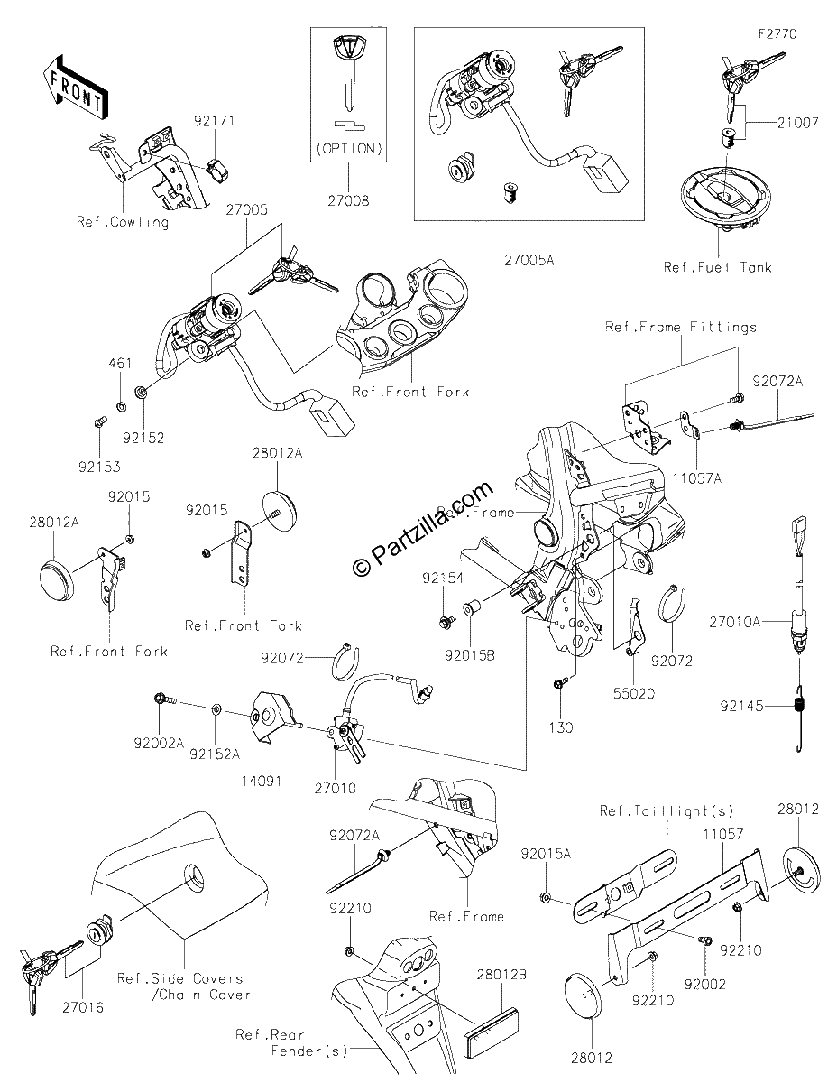 Diagrama de IGNITION SWITCH
