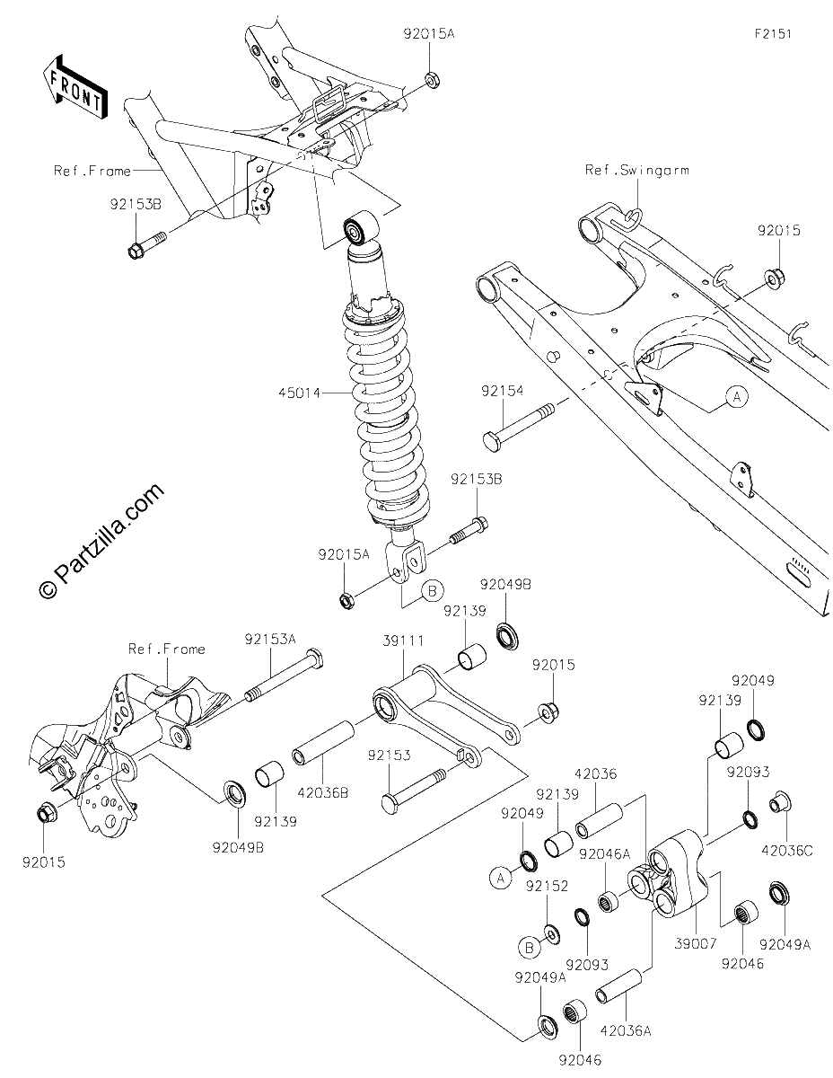 Diagrama de SUSPENSION SHOCK ABSORBER