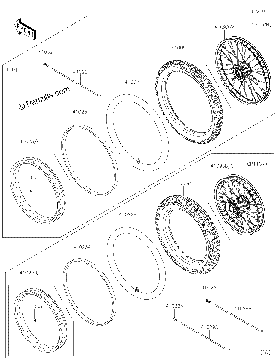 Diagrama de WHEELS TIRES